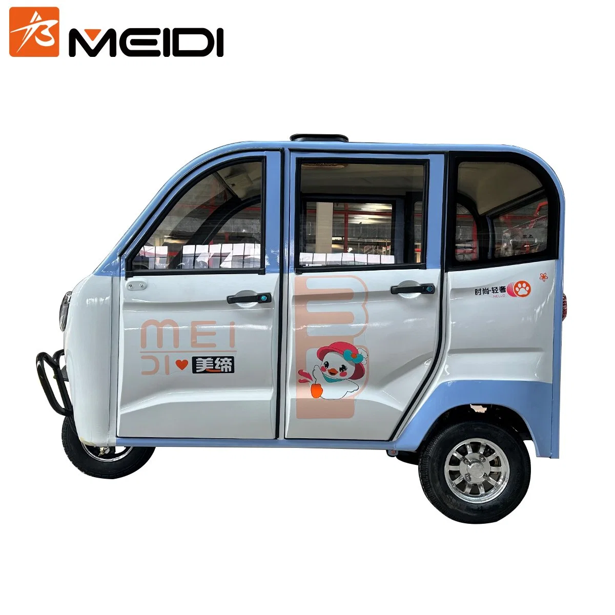 Meidi Cheap Price 4 Seats Passengers Low Speed 35km/H 800W 1000W 1200W Auto EV Scooter Motorcycle Vehicle Mini Electric Car