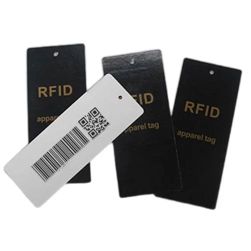 Customized Printing Clothing UHF Long Range RFID Garment Tag RFID Hang Tag