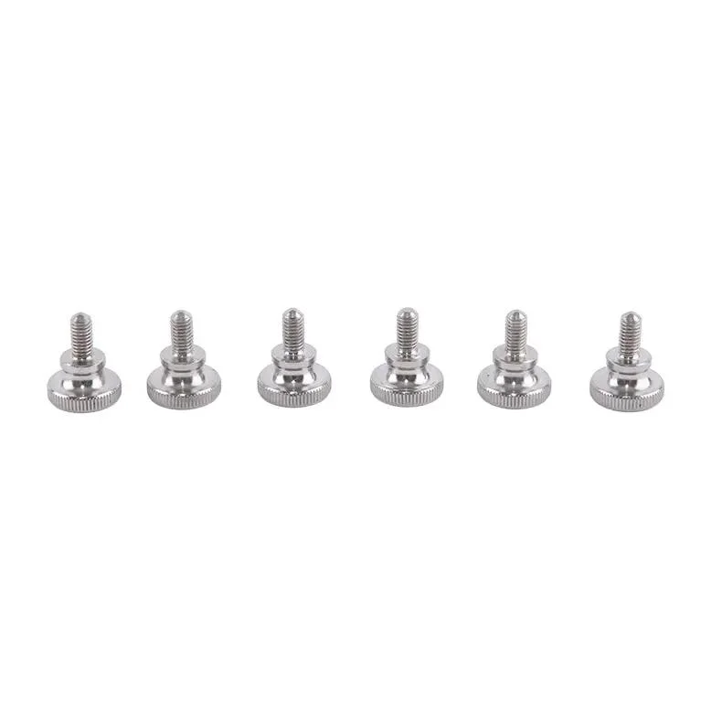 in Stock Wholesale/Supplier Stainless Steel GB835 Hand Twist Fine Adjustment Bolts Large Flat Round Head Knurled Thumb Screws