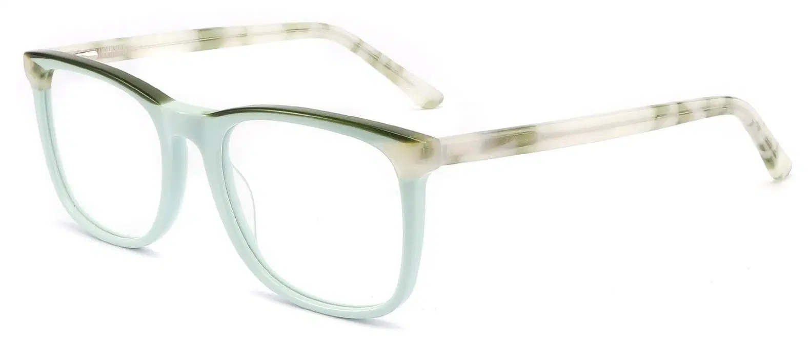 New Fashion Square Shape Combination Acetate Optical Frame