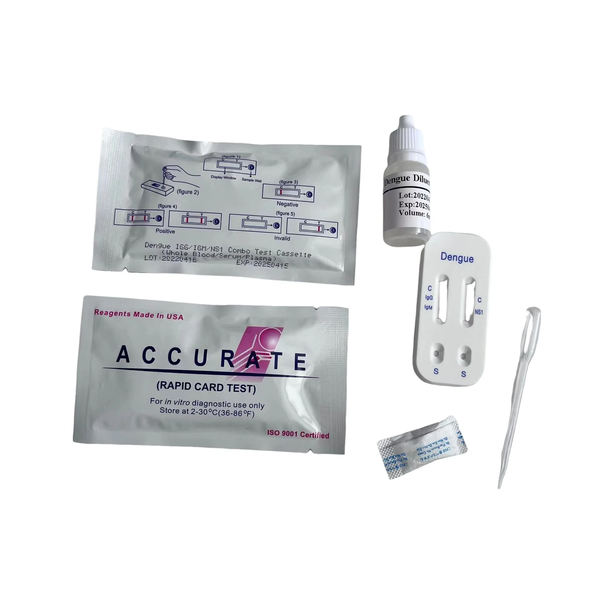 Accurate Rapid Diagnostic Test Syphilis/Hpylori/Malaria/Dengue/Typhorid HCV Rapid Test Kit