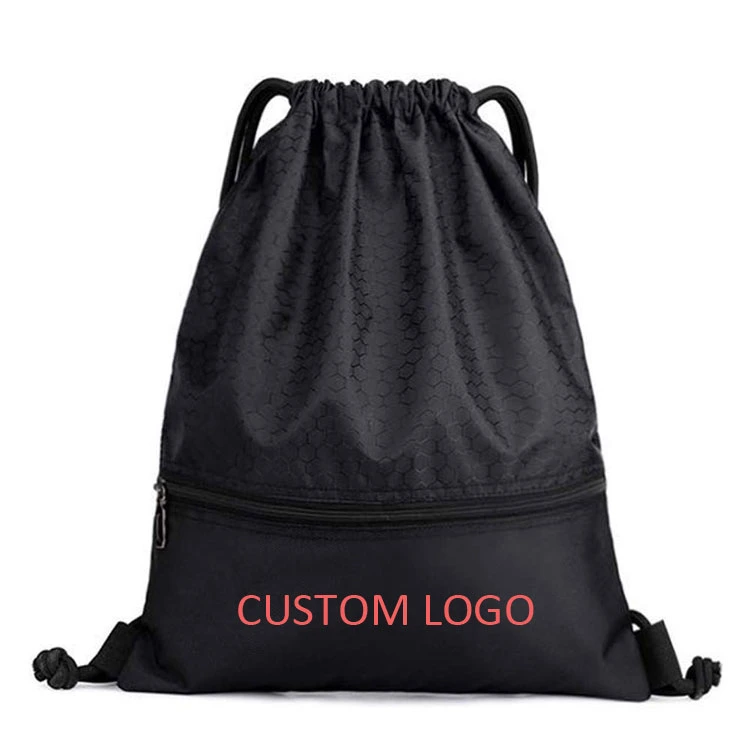 Bags Tie String with Drawstring Rope Backpack Canvas Bag