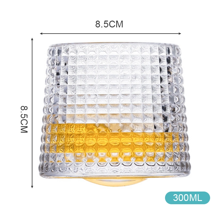 Modern Fashion Eco-Friendly Glass Crystal Whiskey Wine Glass Cup Liquor Drink Tumbler