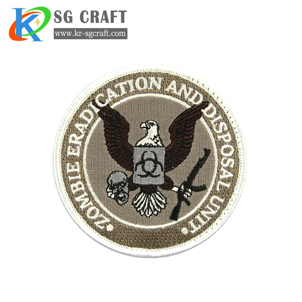 3D High quality/High cost performance  Custom Embroidery Patch&Badge by Fabric