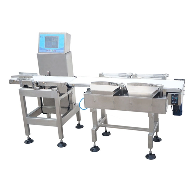 High Efficiency Weight Checker Sorter Sorting Seafood Fish Shrimp Grader Machine