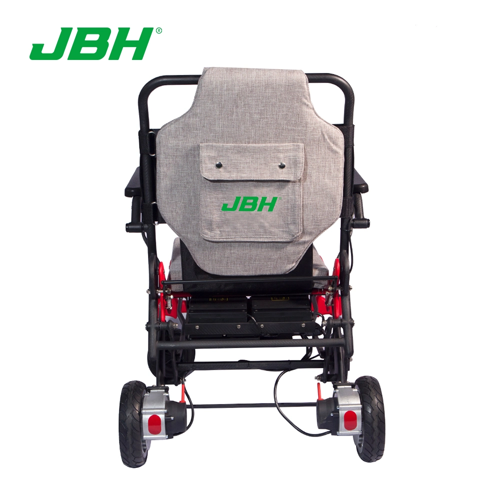 Ultralight Foldable Electric Wheelchair with Polymer Li-ion Battery 20ah, Power Wheelchair; for Elderly and Disabled People