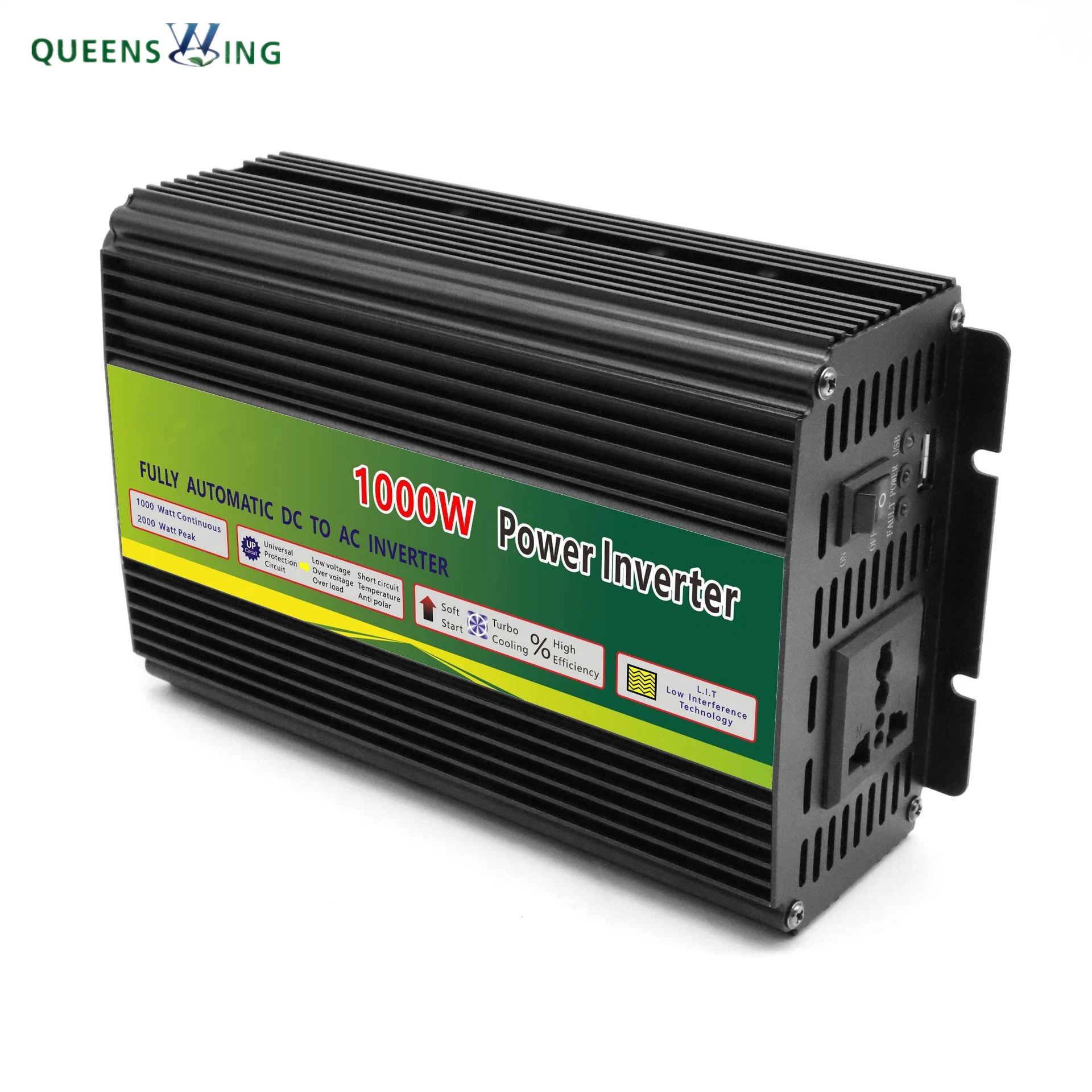 1000W DC AC Inversor Convertidor de potencia con CE RoHS aprobado (QW-M1000)