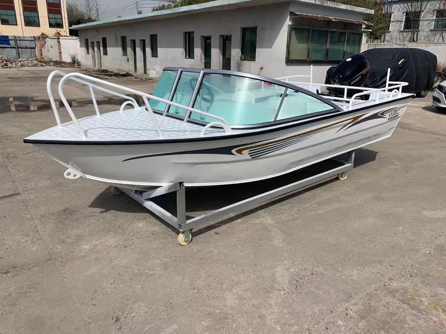 2021 New Design 3.8m Aluminum Speed Boat Fishing Boat