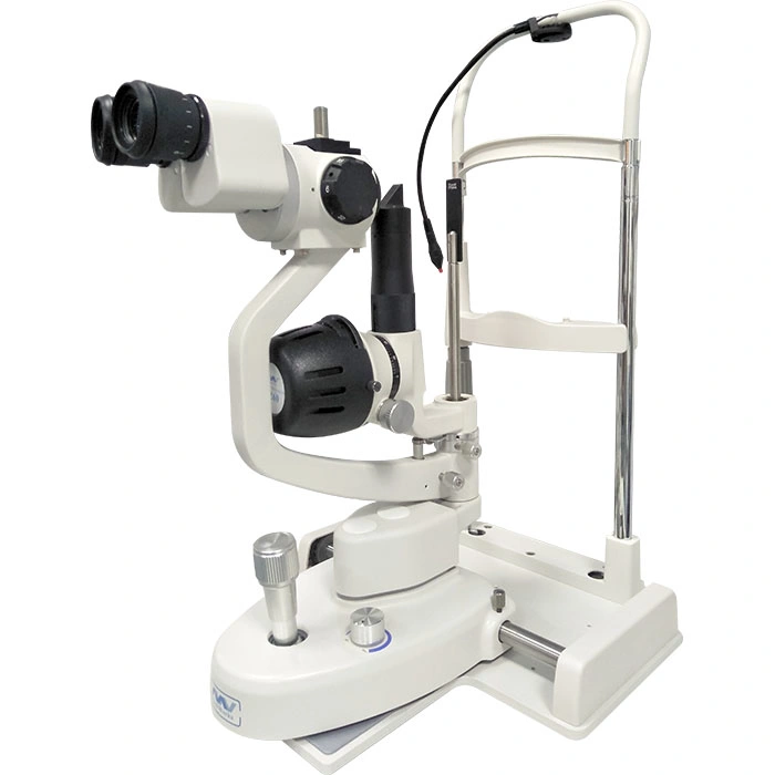 S5 China Ophthalmic Equipment Eye Exam Machine Biomicrocope 5 خطوة مصباح لوح ضوئية صغير مع لمبة LED