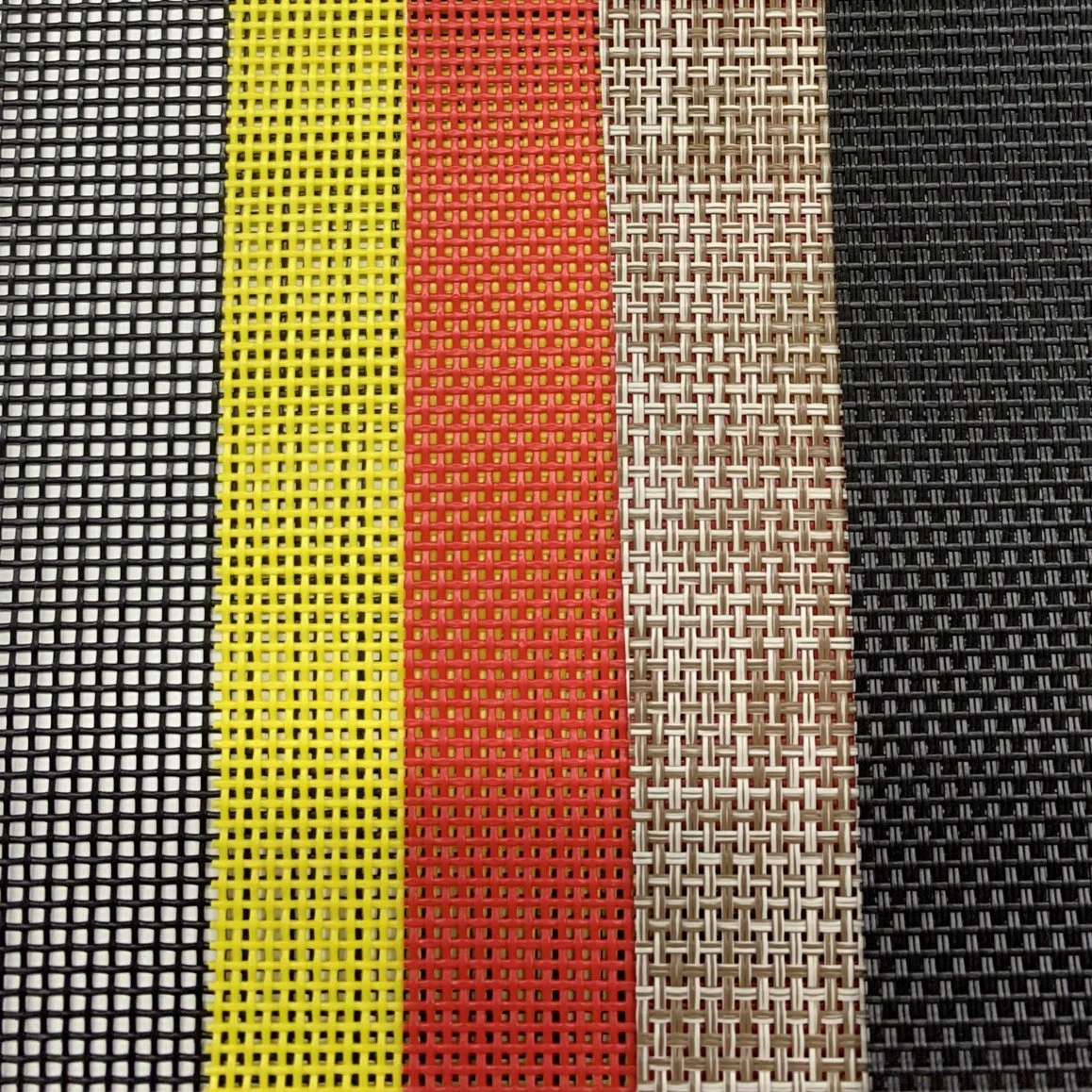 PVC Coated Polyester Mesh Fabric for Beach Chair