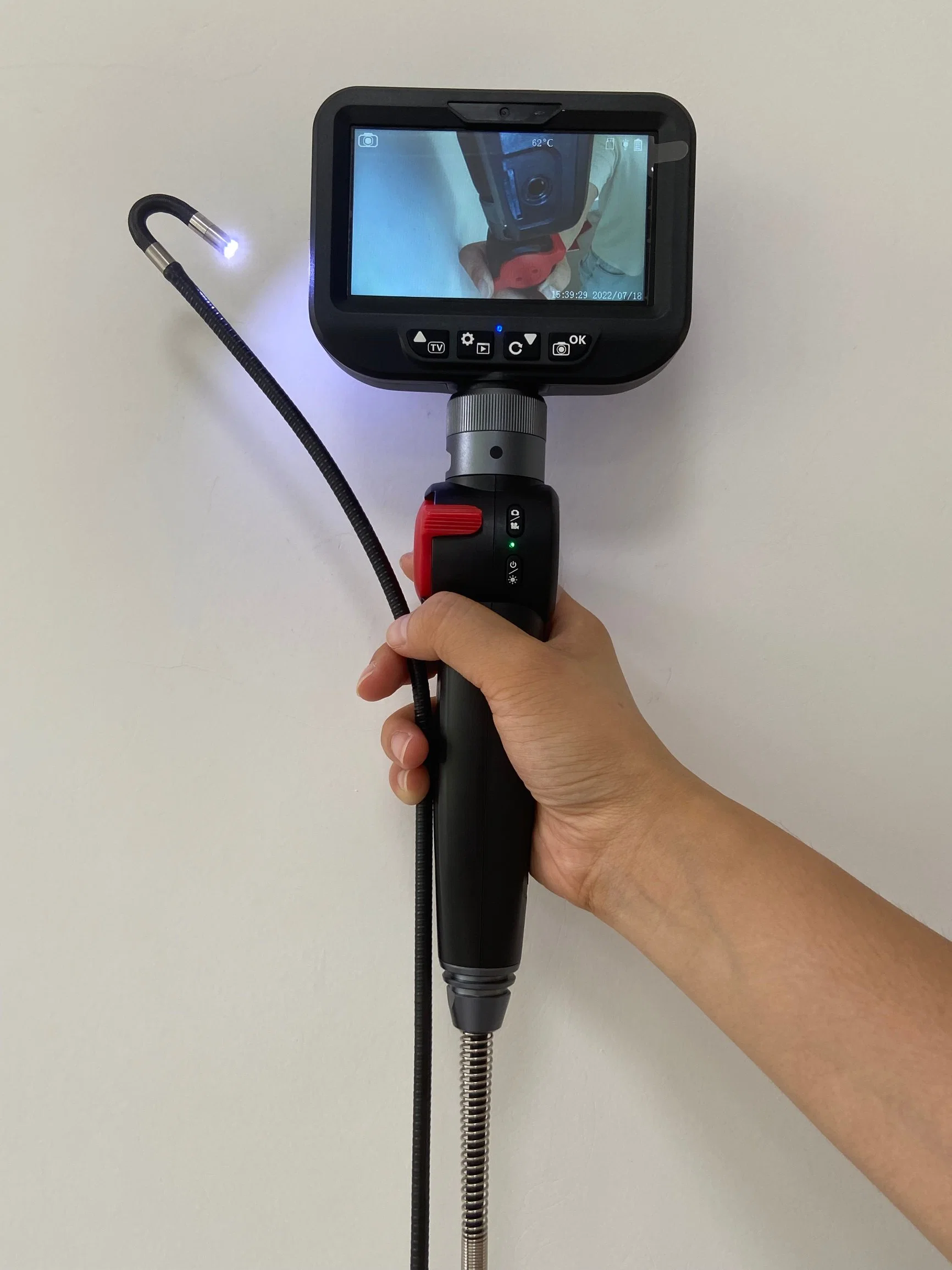 Flexible Video Inspection Borescope with 4.5 Inch Monitor, Cheap Price, High Image Quality