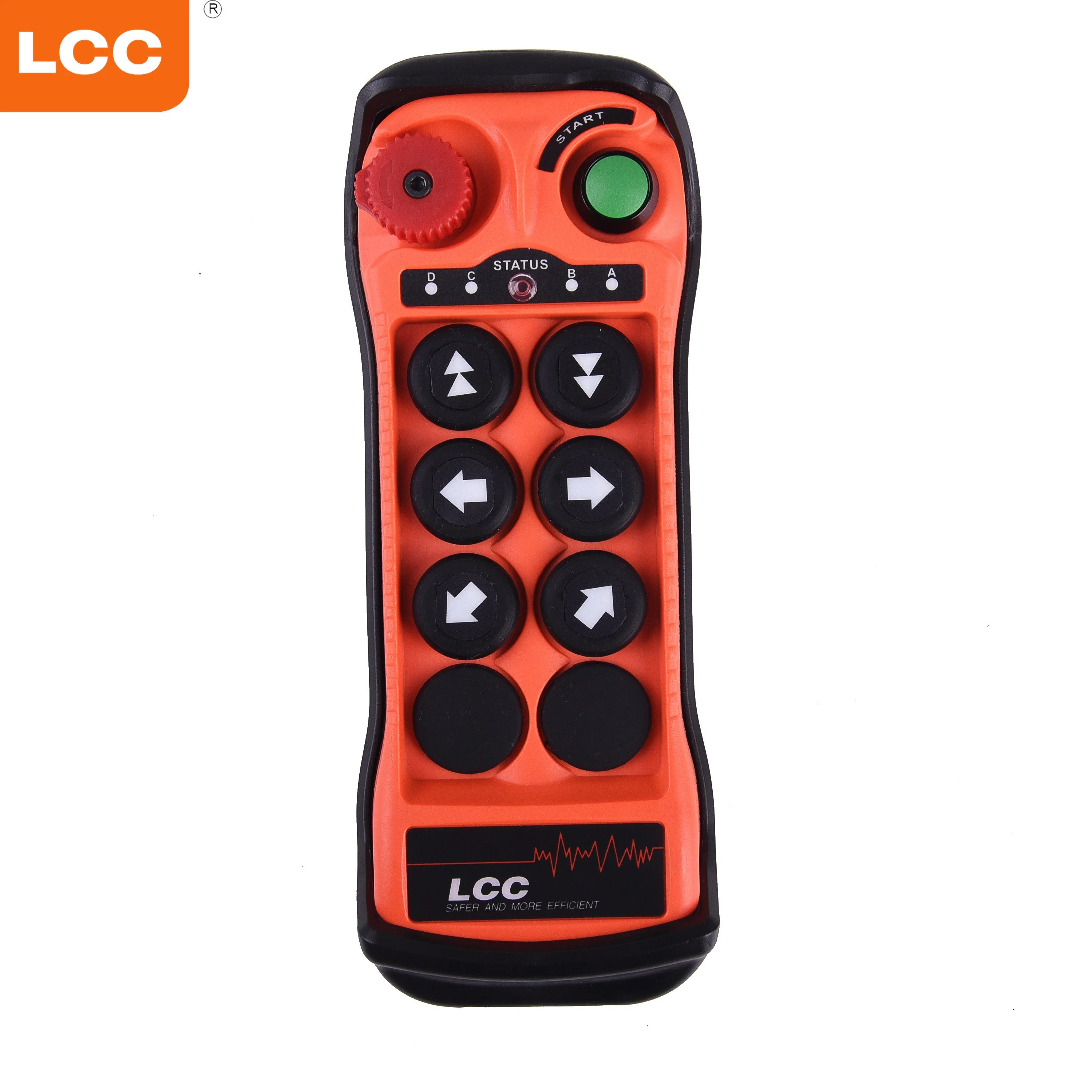 Q600 6 Button Forklift Lift Electric Crane Wireless Radio Single Speed Remote Control