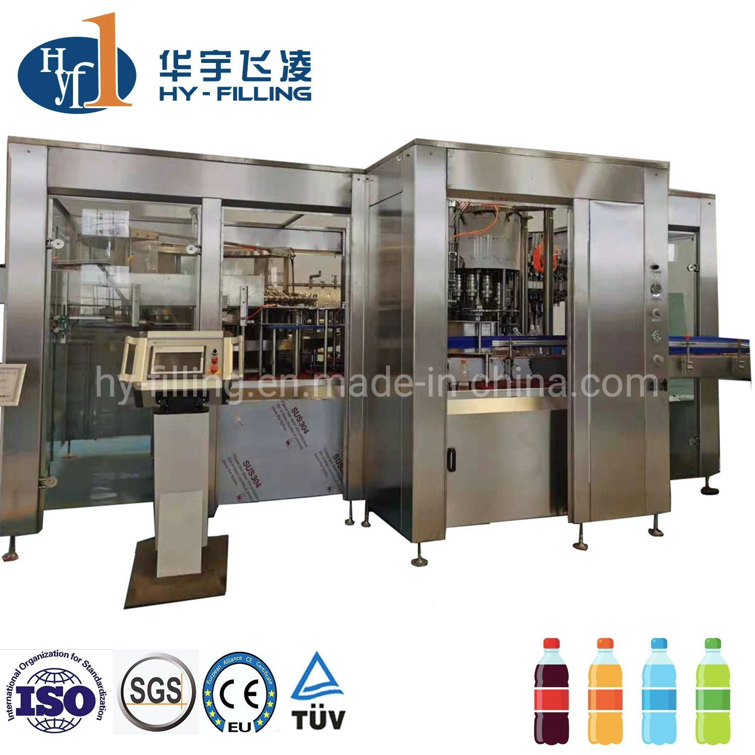 Fully Automatic Customized Cola CSD Soft Drink Filling Machine with Good Service