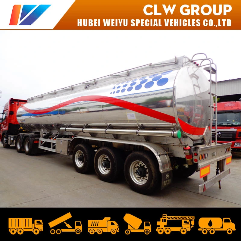 44000L 44cbm Aluminum Alloy Fuel Oil Transport Tanker/Tankers Truck Trailer/Semi-Trailer for Saudi Arabia