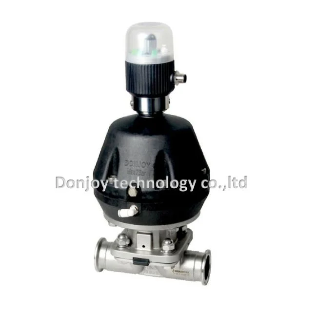 Sanitary Pneumatic Tri Clamp Regulating Diaphragm Valve