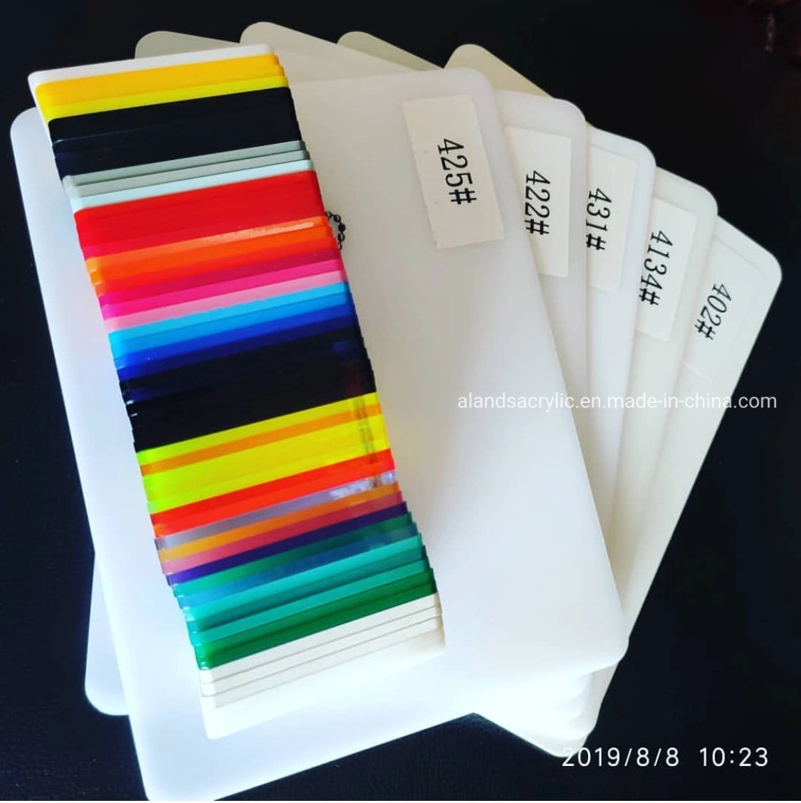 Vente directe en usine 100% de feuille de plastique acrylique de couleur vierge PMMA
