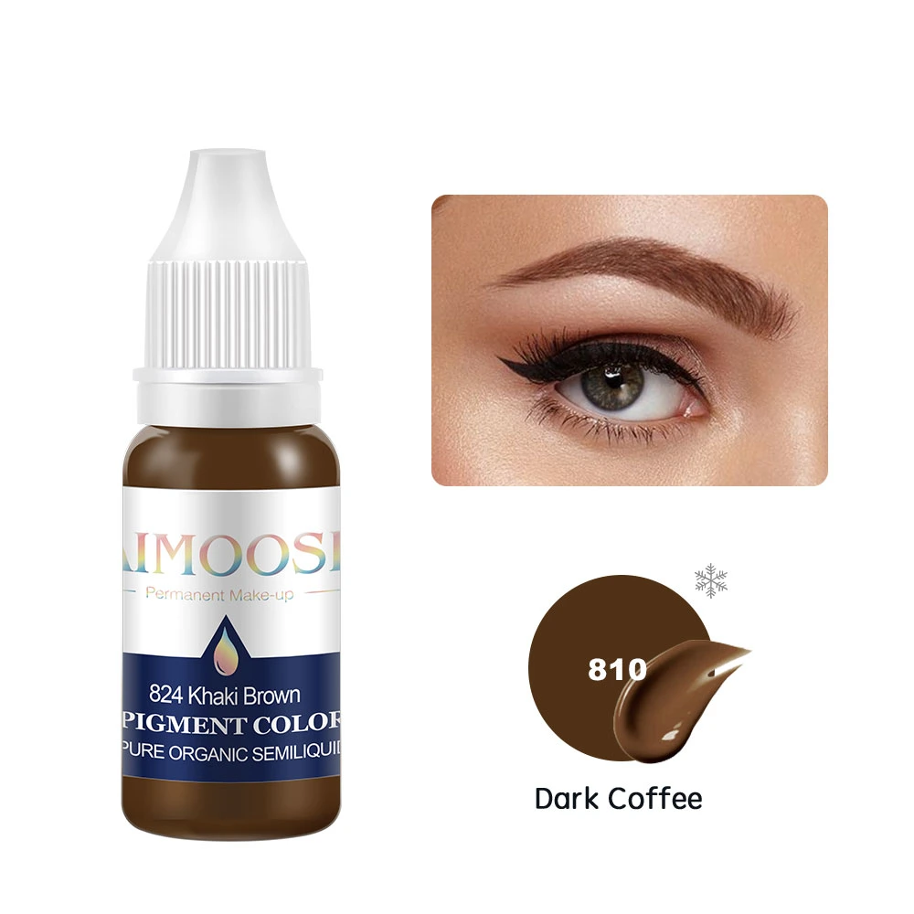 Aimoosi 15ml Tattoo Semi Permanent Pigments Ink for Microblading Makeup Eyebrow Lips Eye Body Art Beauty Women Supplies 35colors
