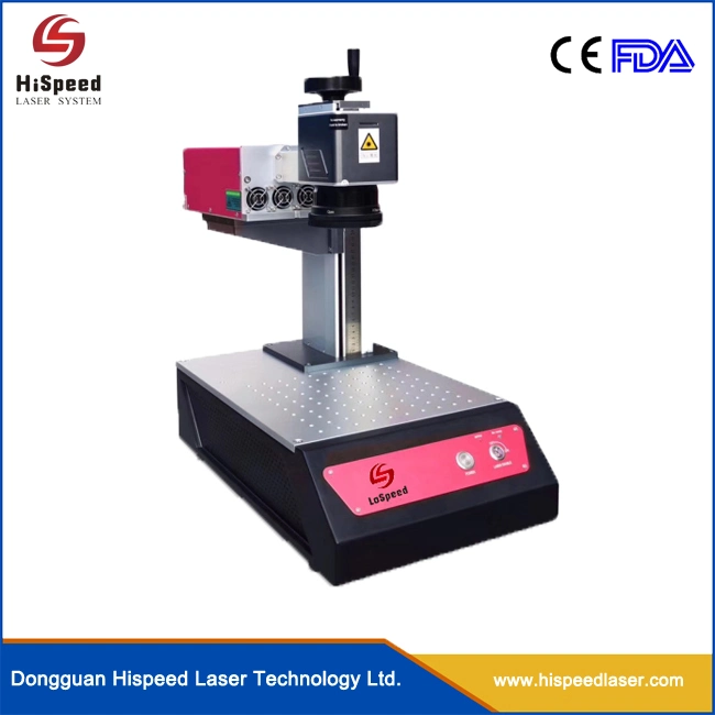 Semiconductor Cold Process Desktop Mini UV Laser Marking Machine for Industry Glass