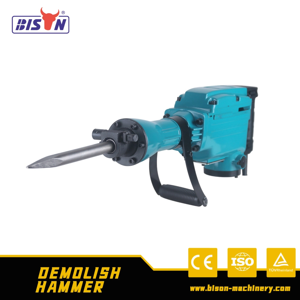 Bison 1600W Electric Jack Demolition Hammer 65mm Breaker Tool Machine