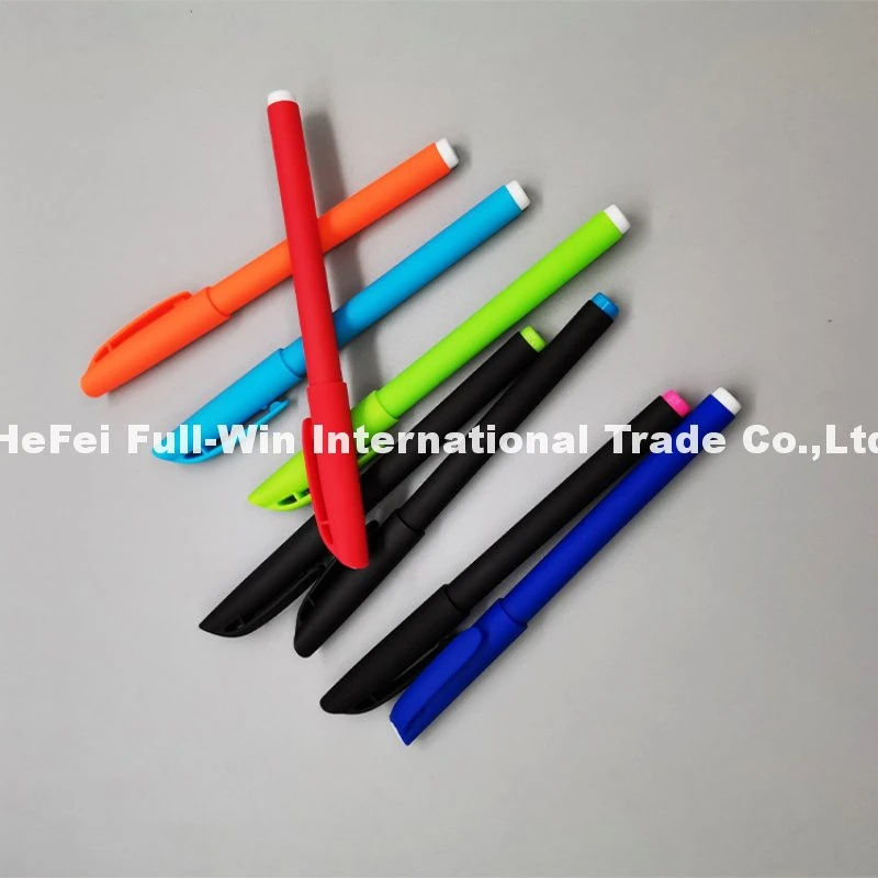 Smooth Writing Plastic Aluminum Ballpoint Ball Pens Office Stationery with Customer Logo