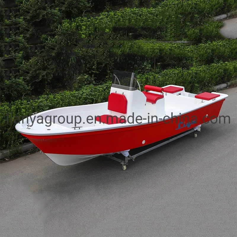 China Liya 5.8m barco pesquero de fibra de vidrio de velocidad de la panga Embarcación para la venta