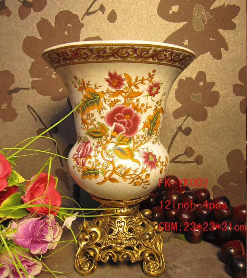 Classic Royal Ceramic Candlestick High-End Home Decoration Middle East Style Ornaments Candlestick