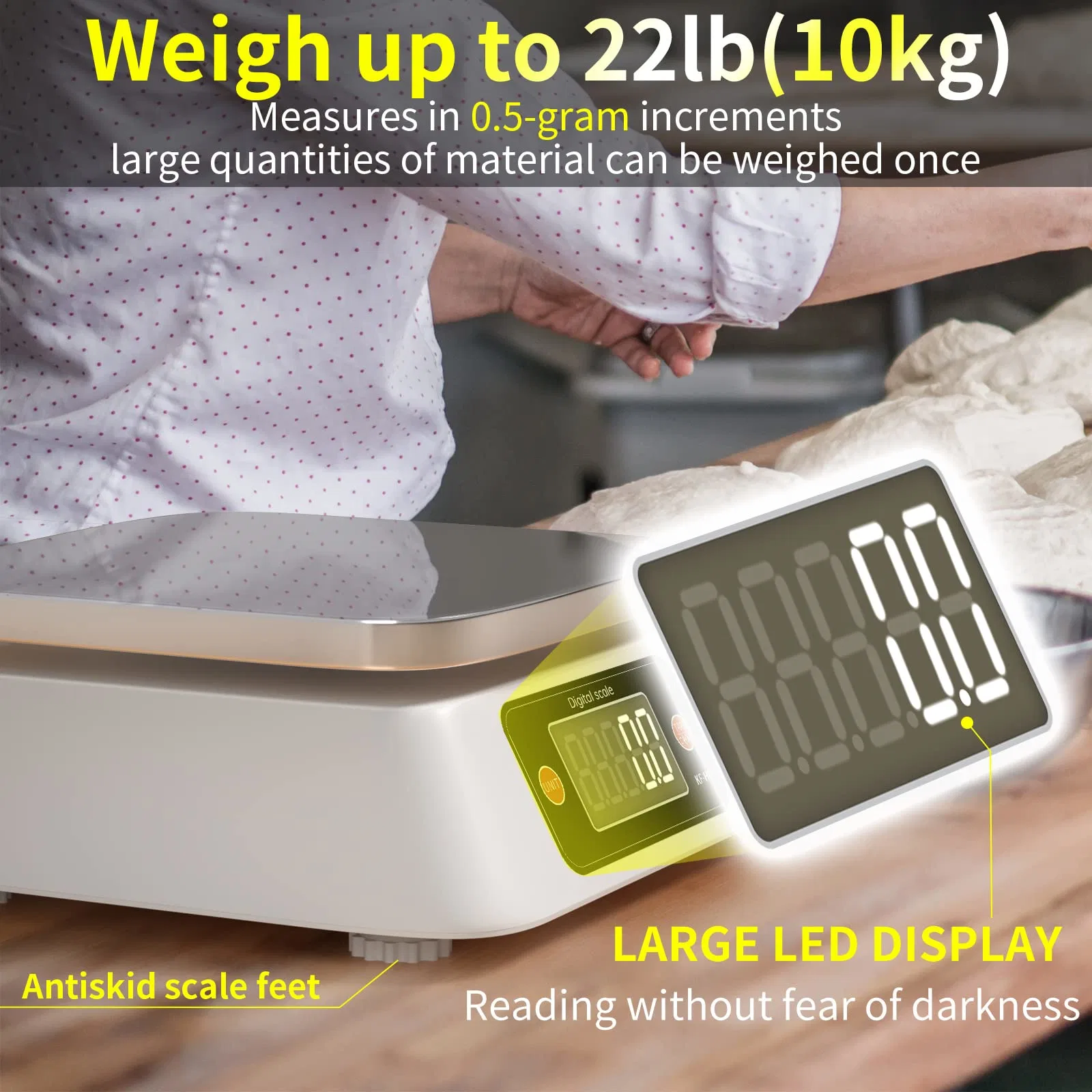 Hot Sale Grams Stainless Steel Platform Ounces Digital Kitchen Scale