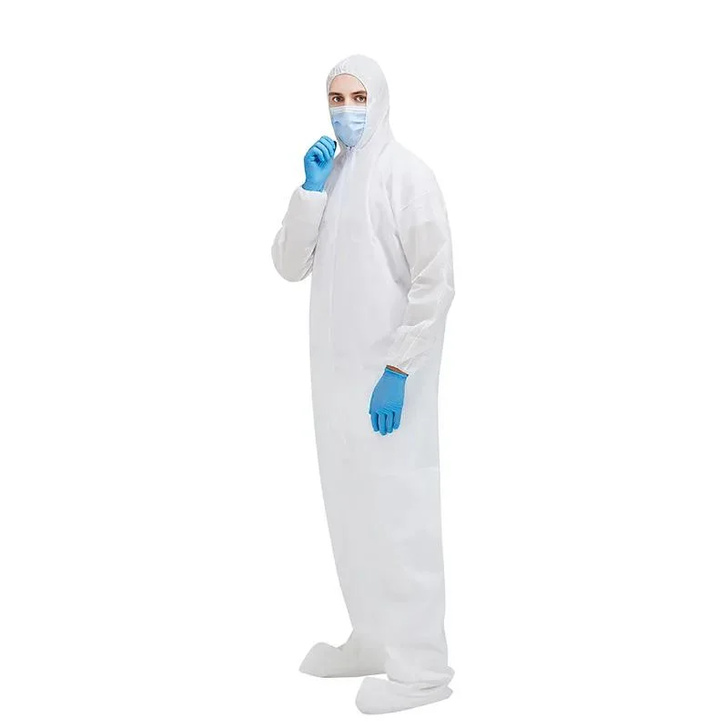 Hospital Disposable Waterproof Security Overalls Protection Suit Medical PPE Coverall