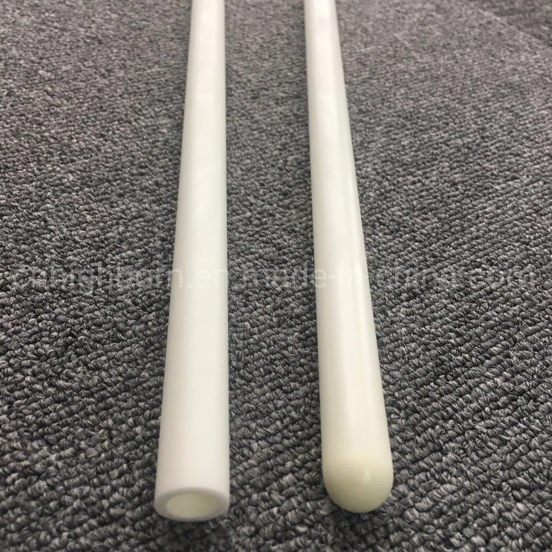 Custom Yttrium Stabilized Insulation High Purity Zirconia Pipe High Toughness Tube