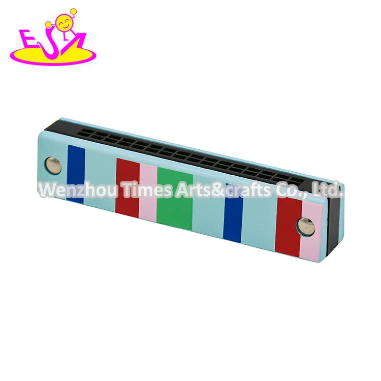 2022 Atacado instrumento Musical de Madeira Educacional Harmonica Toy para Crianças W07e019