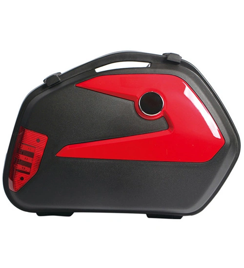 Motorcycle Tail Box Helmet Top Case Motorbike Luggage with Two Keys