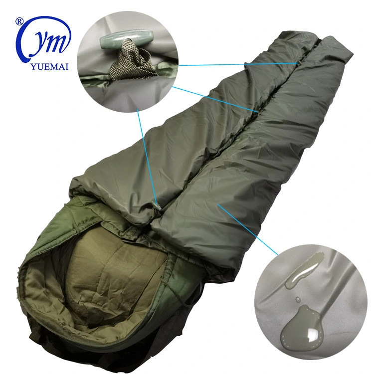 Temporada 3 portátiles exterior impermeable Camping ejército militar momia sacos de dormir