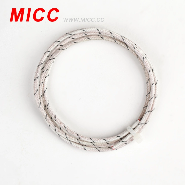 Micc High Temperature Thermocouple Wire K-Ceramic Fiber-2*20AWG with Two Conductors Parallel Construction