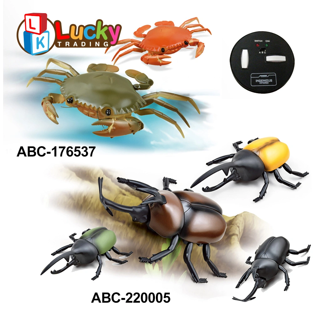 RC Crab игрушка животных дистанционного управления автомобиль электронный насекомых Для детей