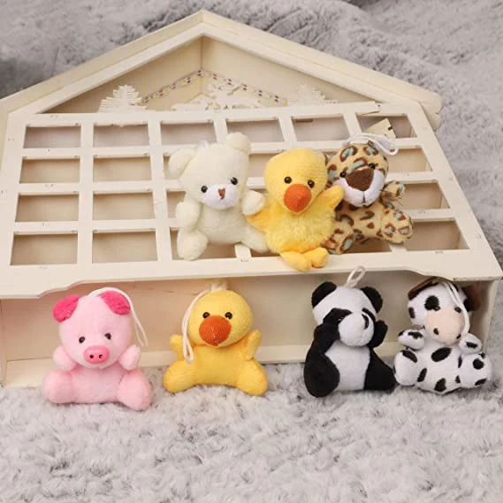 Horse Lamb Pig and Cow Farm Animal Squeezers with Sounds Stuffed Toys Plush Farm Animals