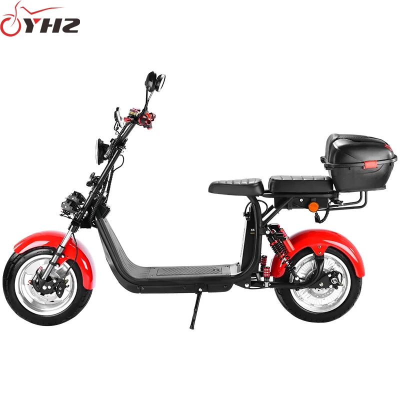 Russia Road Legal 3000W Electric Scooter 12-Inch Big Tire with Trunk