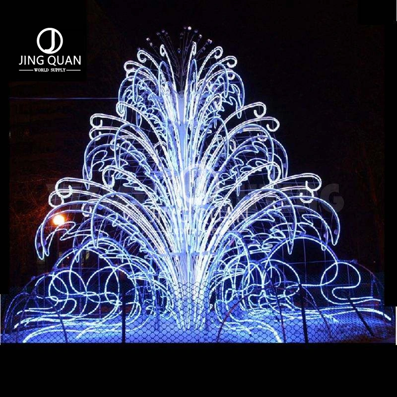 Color LED Motif Fountain Lighting for Christmas Xmas Holiday Event Decoration Artificial Electric Festival Lamps