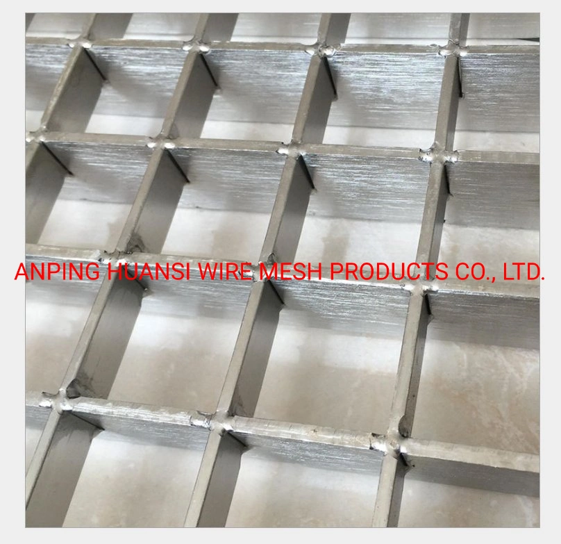 Galvanized and Stainless Steel Grating, Smooth & Serrated, as Trench Cover