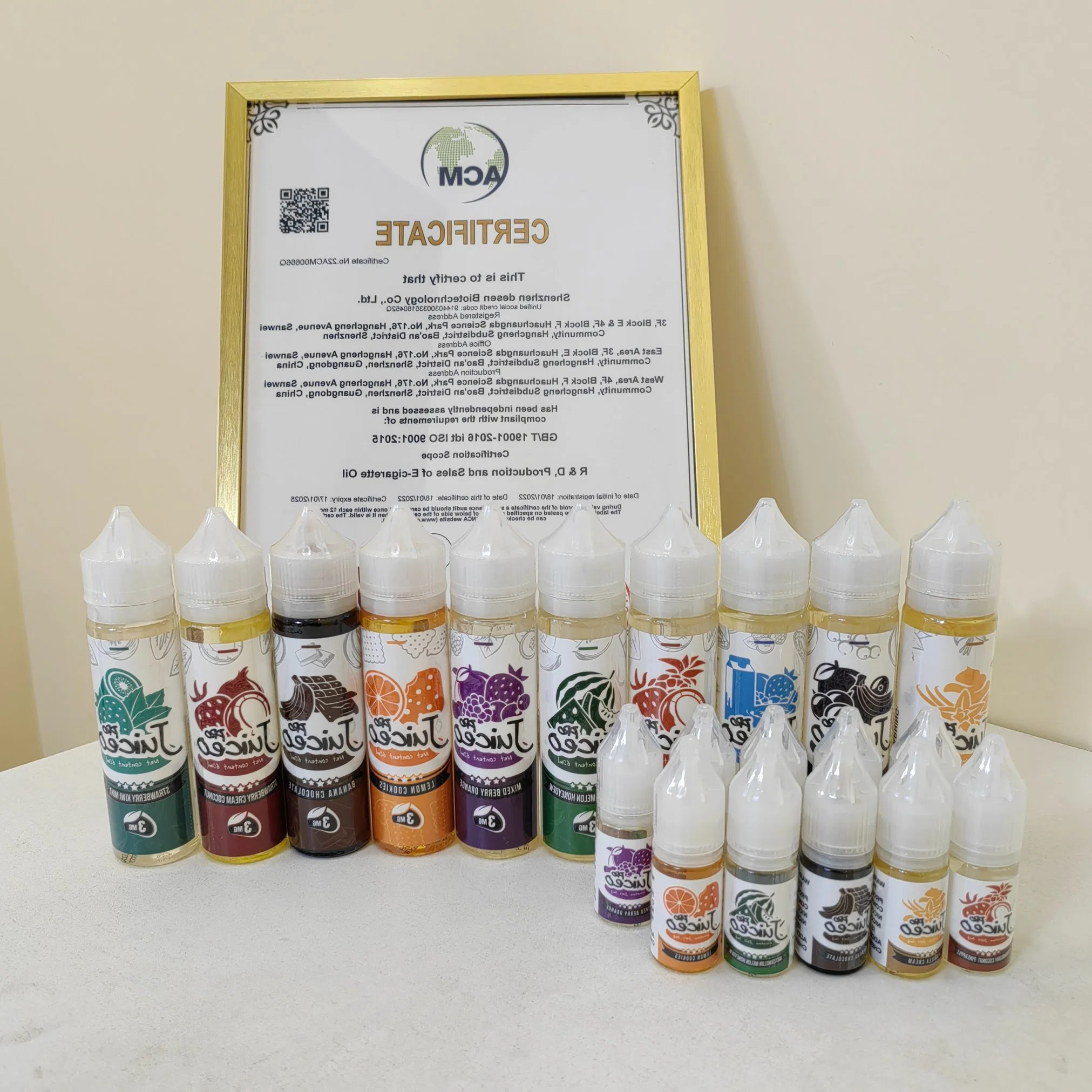 Juiceo Berry, aromatizada laranja e sal-líquido com nicotina, Sumo Vape grossista, Sumo e fabricante OEM na China, 60ml