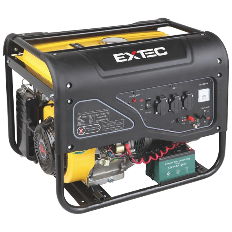 Extec 7000watt 7500wt Gx460 458cc Heavy-Duty Portable Honda Gasoline Generator for Middle East Market