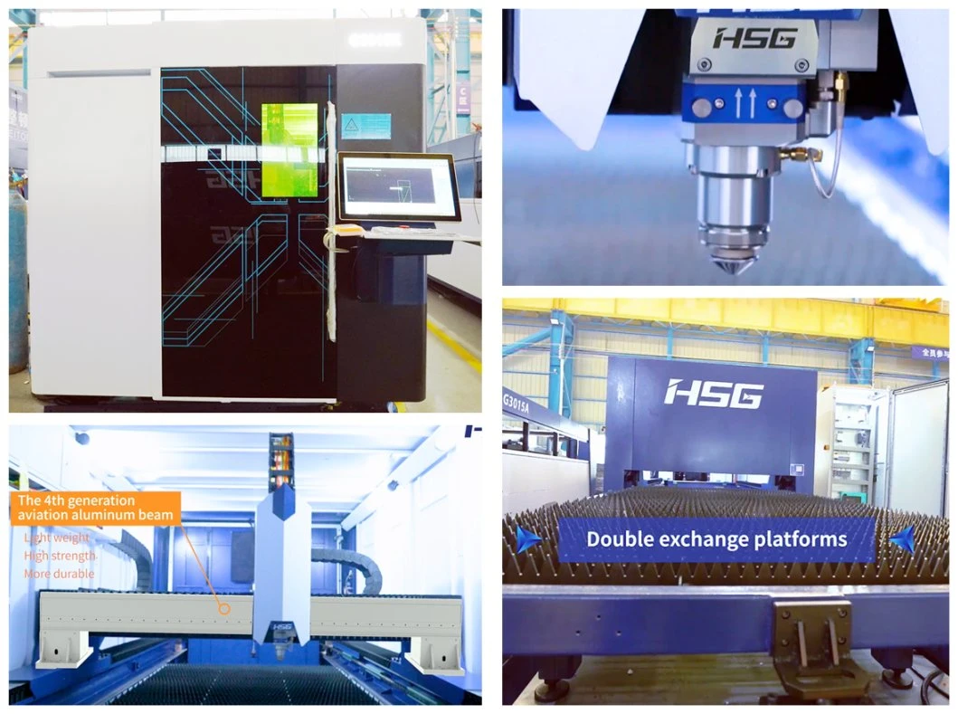Produkt 2000 Watt 3000W Aluminium Edelstahl Faser Laser schneiden Maschinen-Laser-Schneidewerkzeug Für Metall
