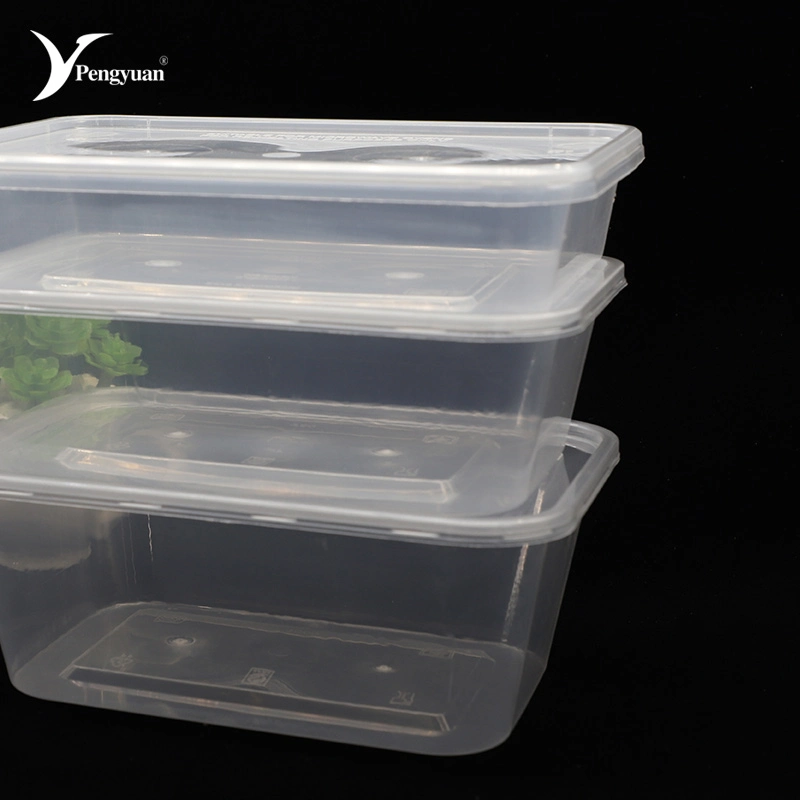 PP Plastic Airtight Food Container Disposable Household Plastic Container