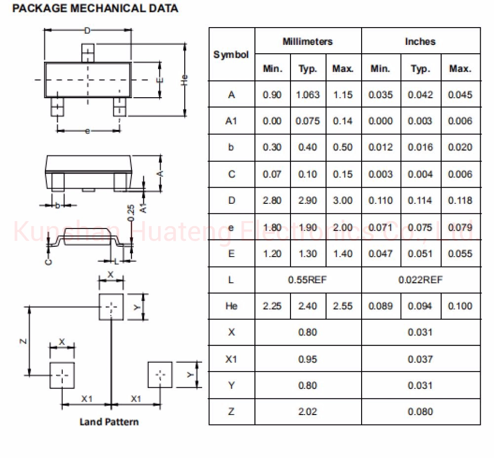 Mmbd4148 Surface Mount Switching Diode Sot-23