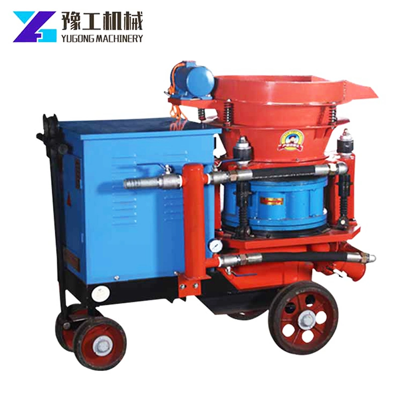 Wet and Dry Mix Explosion-Proof Shotcrete Plastering Machine