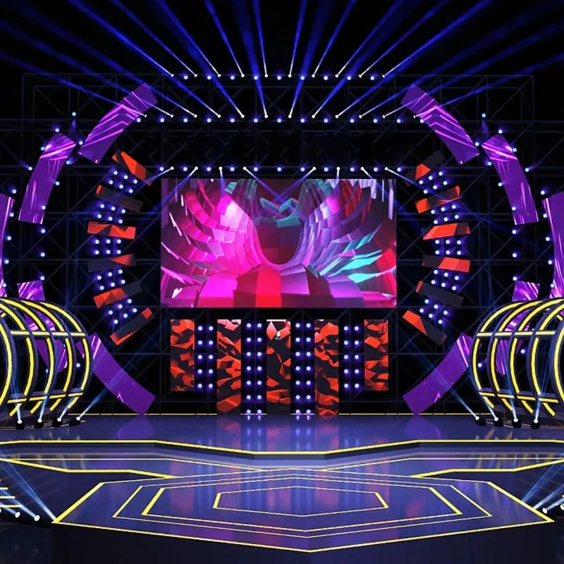 Stage Rental Outdoor P1.9 LED Display Video Wall IP65 High Brightness Waterproof Easy Maintenance