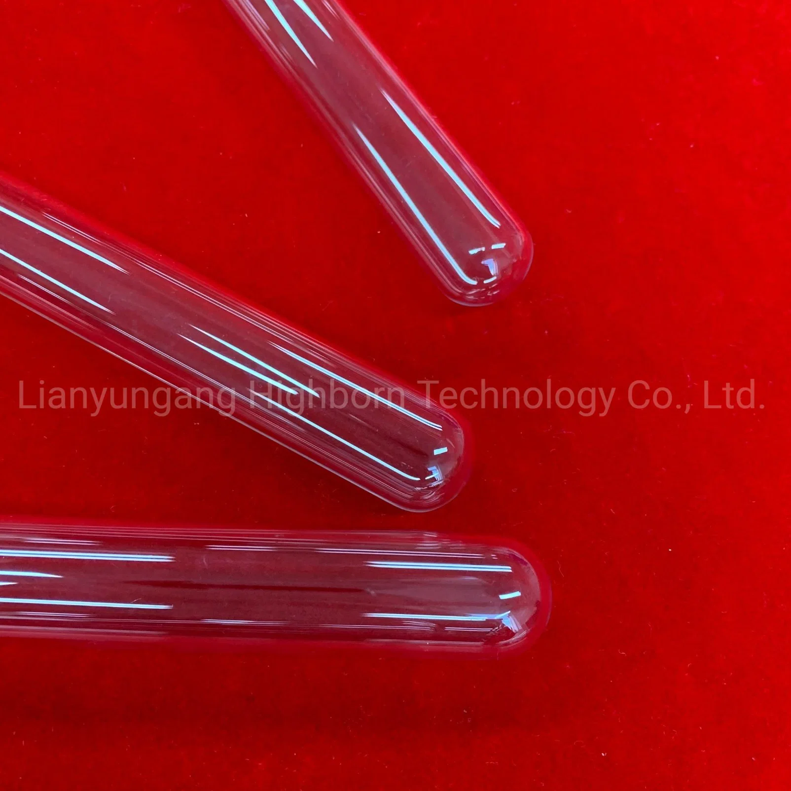 High Temperature Resistance Customized Transparent Round Bottom Quartz Glass Heating Tube for Electric Heater