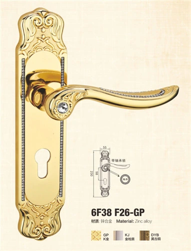 Classical Kingly Design Middle Size Mortice Lock Door Handle