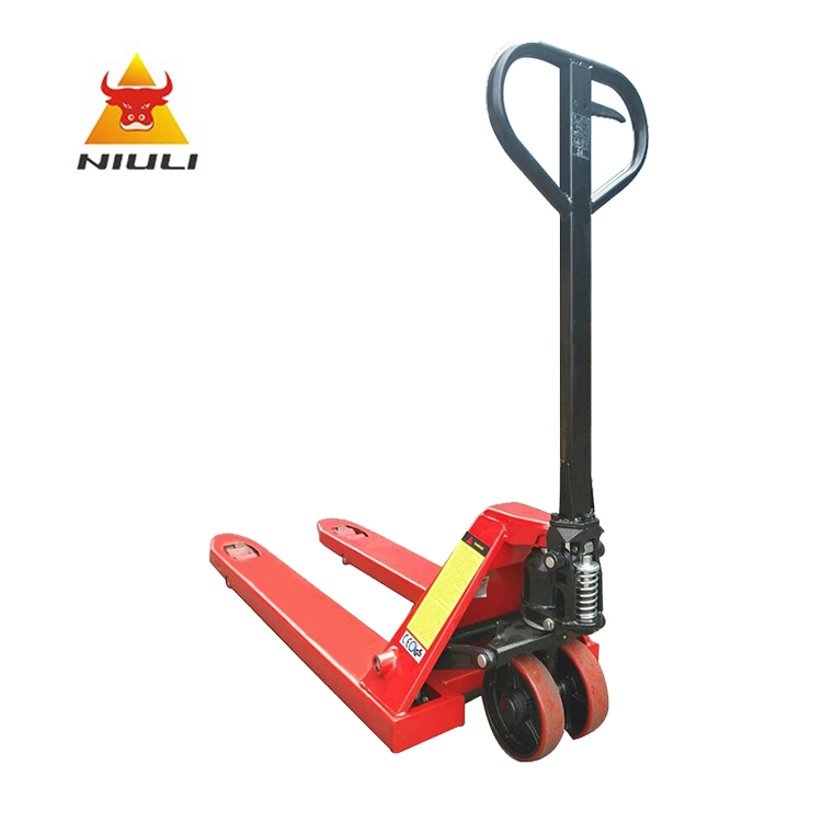 Niuli Handing Light Pallet Truck 2ton 2.5ton 3ton Manual Mini Forklift Hand Pallet Truck Trolley