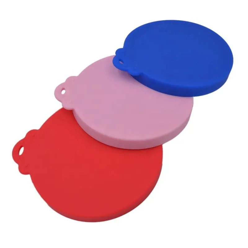 Factory Wholesale Universal Food Grade Silicone Stretchable Cat Dog Can Lid Cover for Pet Food Cans Silicone Pet Seal Lid Can