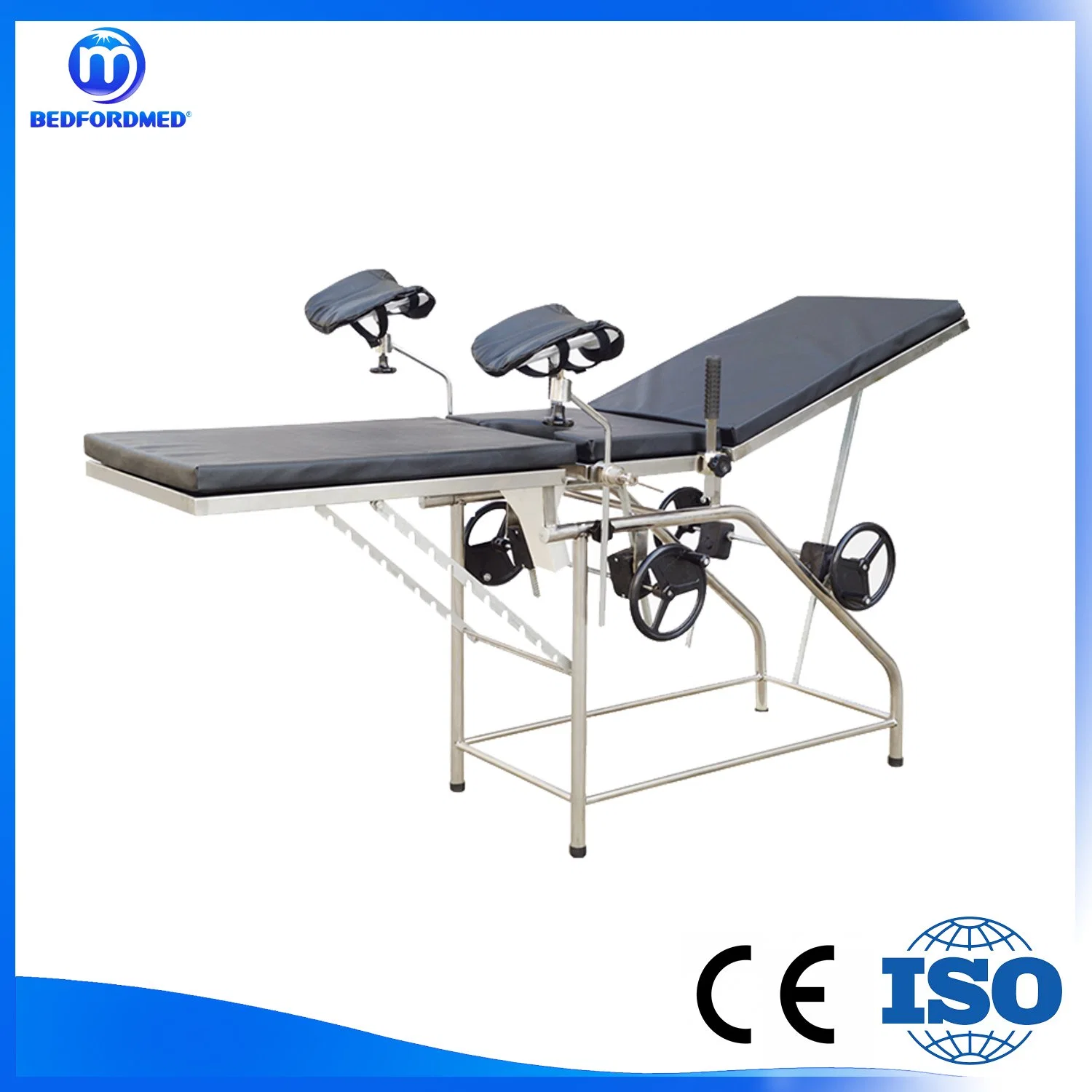 Hospital Manual Gynecological Examination Bed Ecoh50